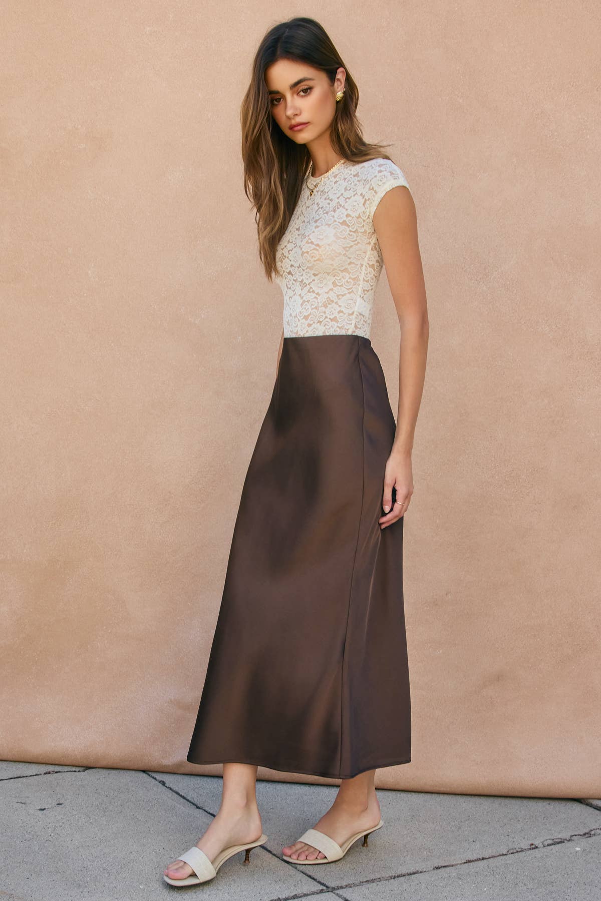 Going Out Pull On Maxi Skirt