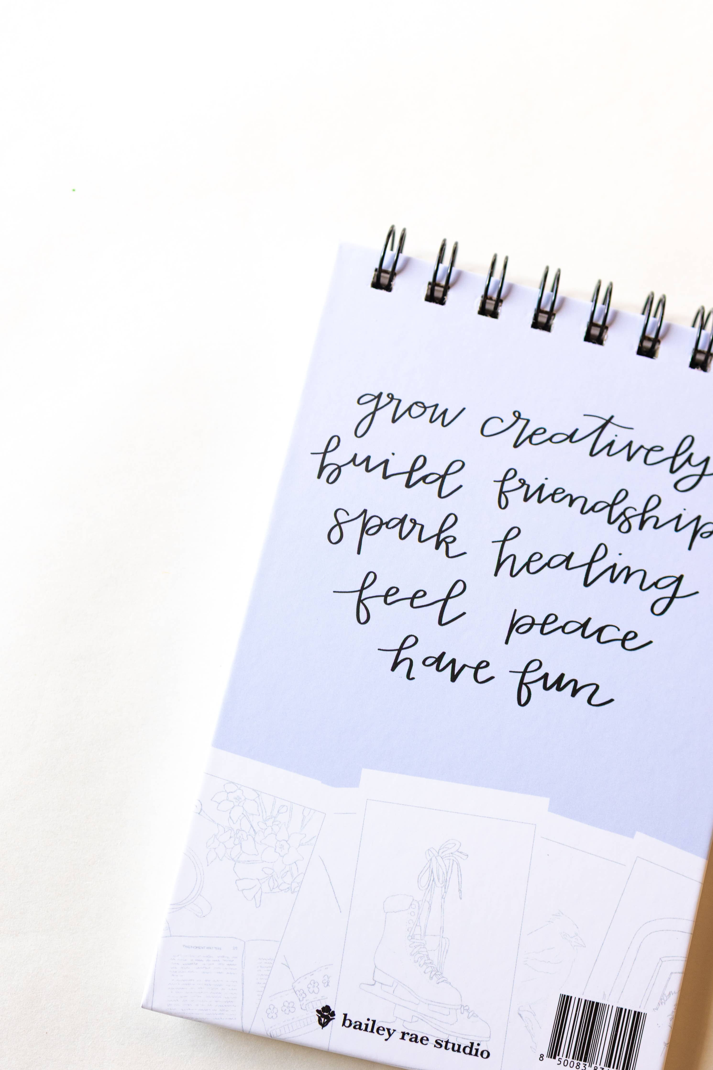A little bit of winter - mini watercoloring book