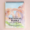 National Parks Watercoloring Book-Outlines w/Video Tutorials
