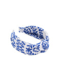 Athena Knotted Headband, Blue