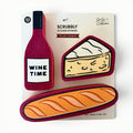 Red Wine, Cheese & Baguette Scrubbly™ Sponge Trio