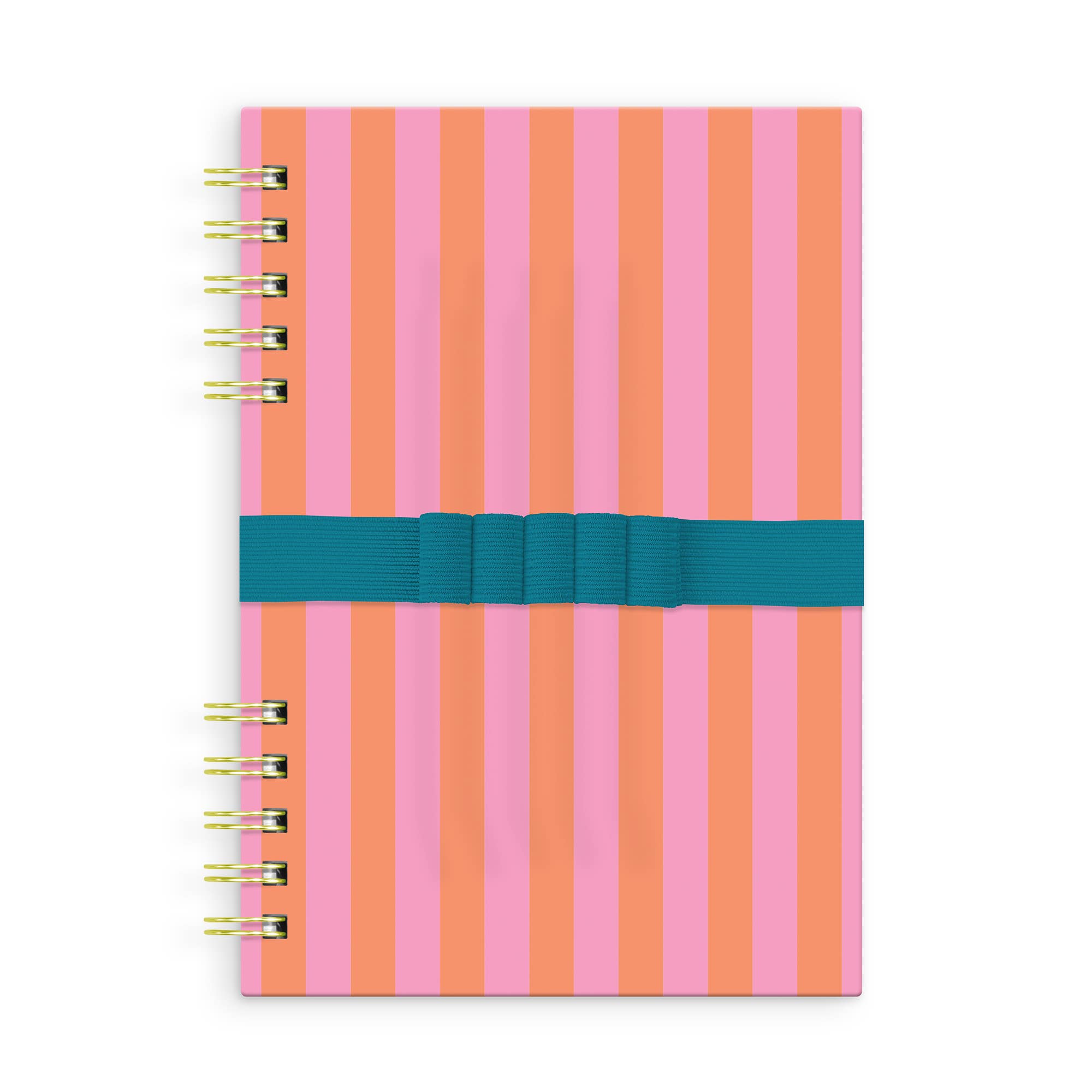 Cabana Stripes Harper Split-Spiral Notebook & Pen Set