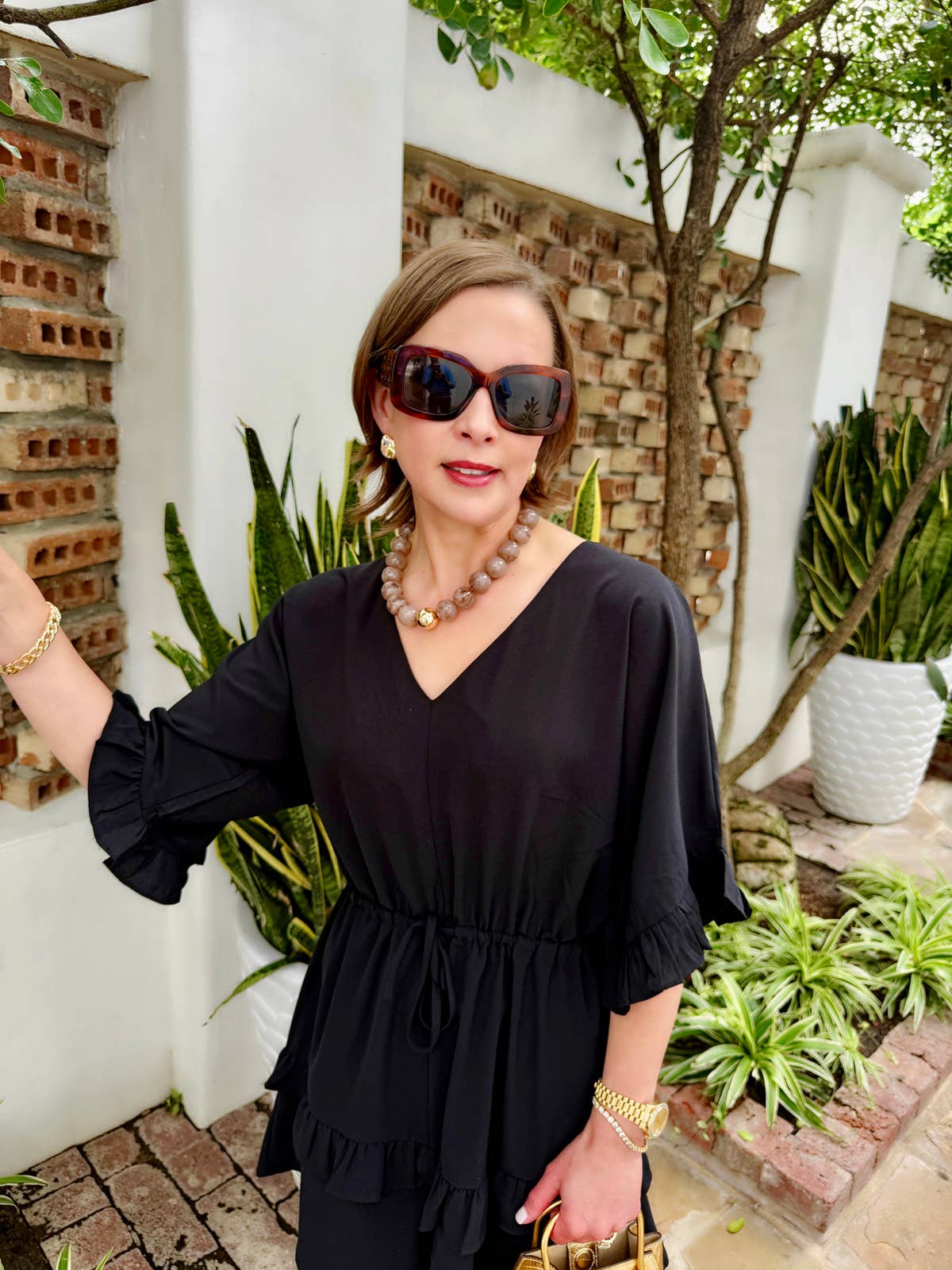 Marjorie Fall Beaded Necklace