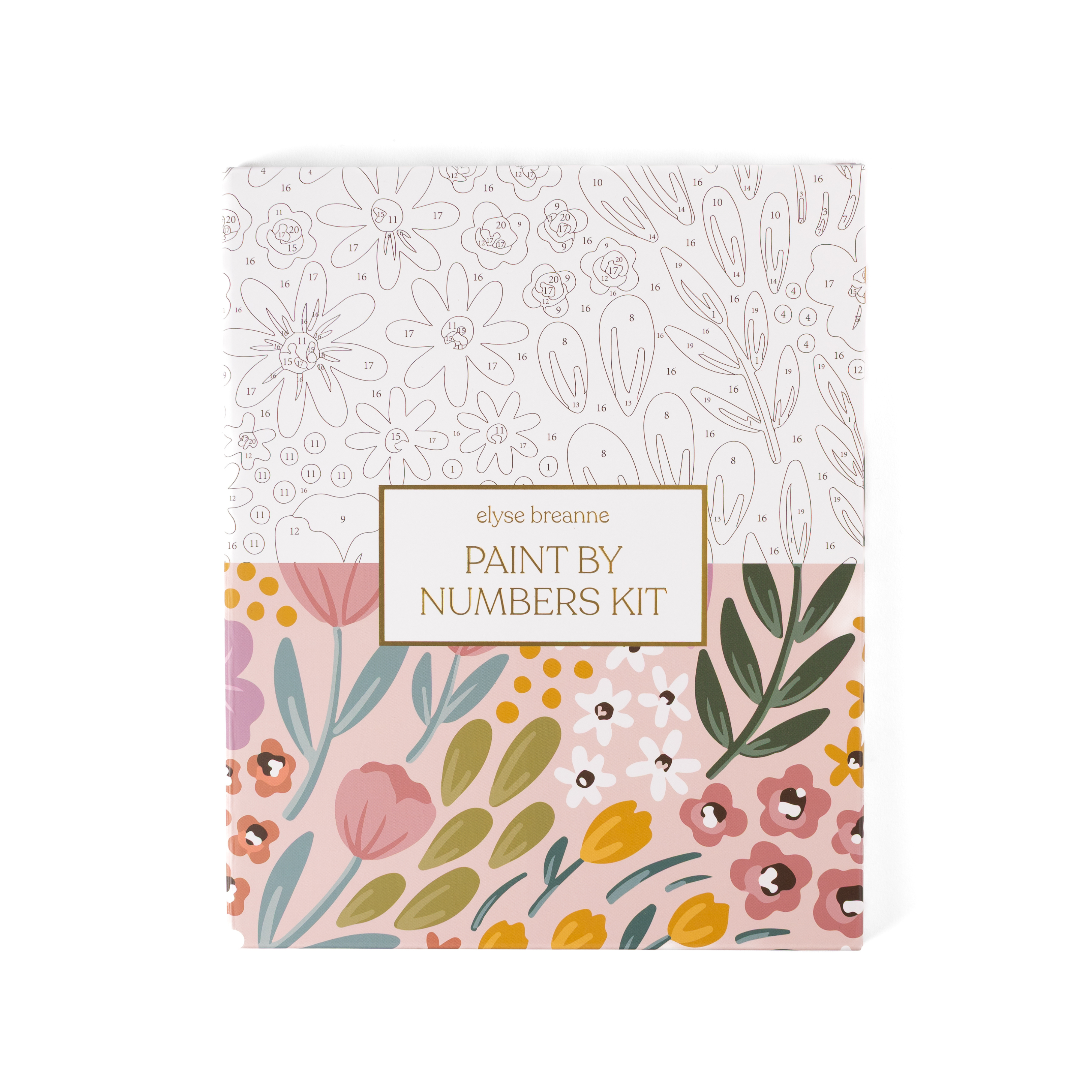 Floral Paint By Number Kit