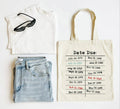 Library Card Tote Bag Vintage Book Lover Gift for Readers