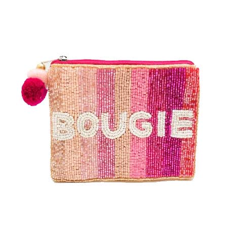 Bougie Beaded Coin Pouch