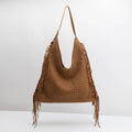Brynlee Tan Vegan Suede Tote Bag