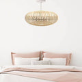 Bamboo Circular Pendant Light