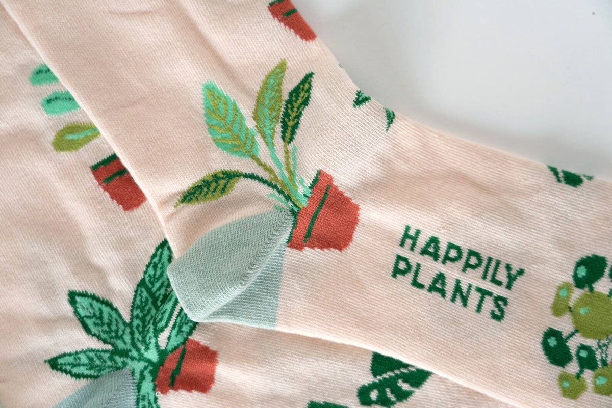 Plant Lover Cotton Crew Socks