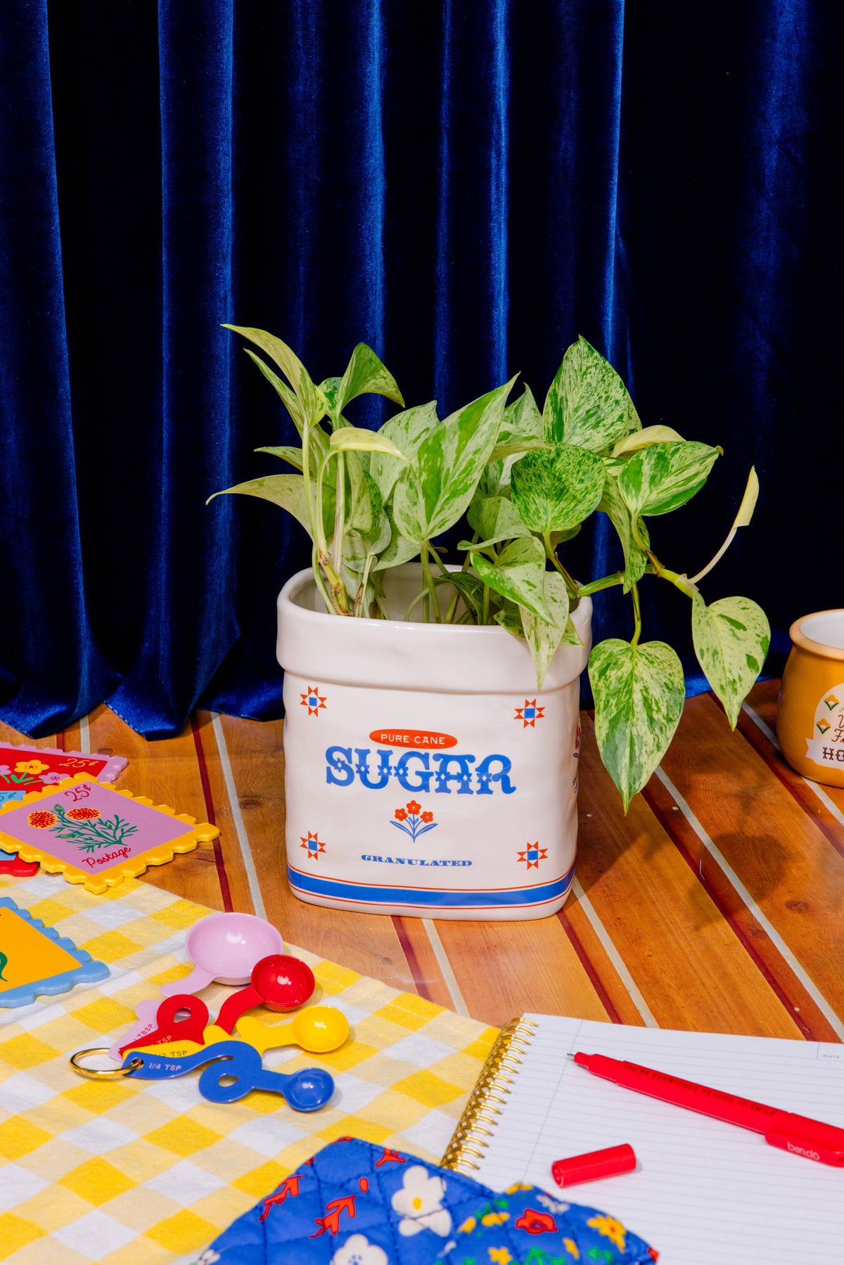 Ceramic Planter, Sugar Jar
