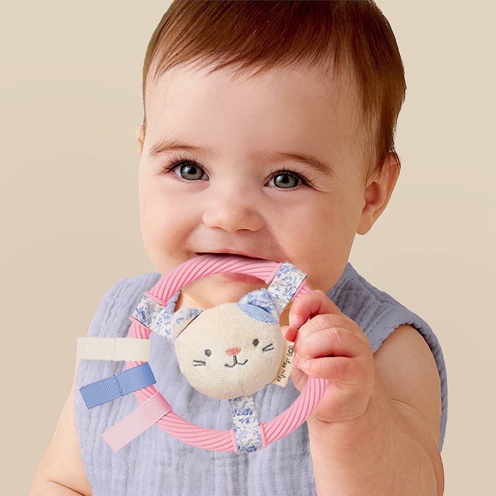 Itzy Ring Pal™ - Teething Ring with Plush Character