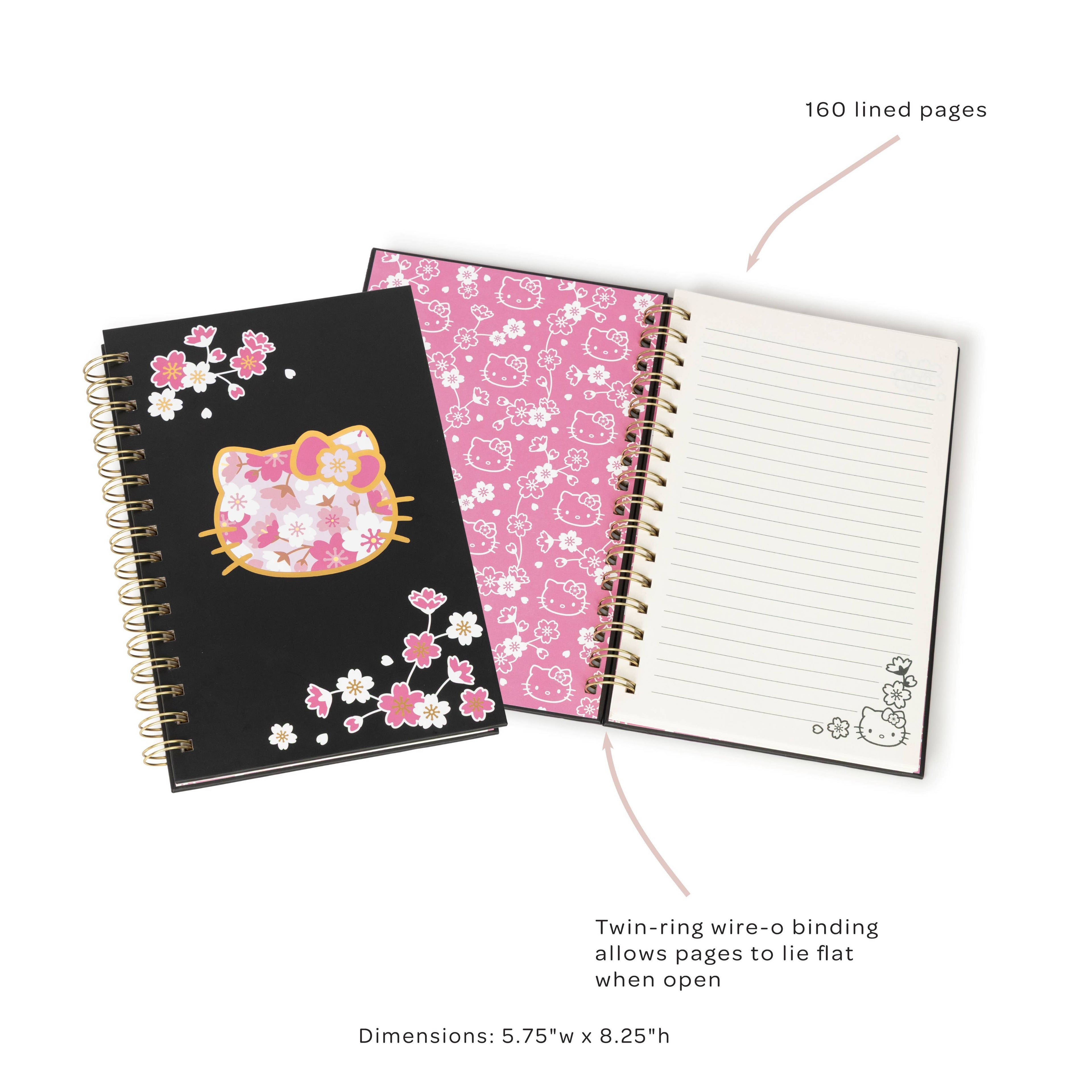 Hello Kitty® Cherry Blossoms Medium Spiral Notebook