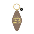 Will Stop For A Sweet Treat Printed Keychain
