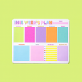 Weekly Planner - "This Week's Plan" - 52 Sheets