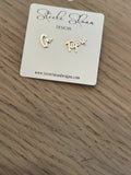 Go Tigers Cute Game Day Stud Earrings