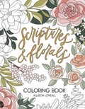 Scriptures and Florals Coloring Book by Allison  Loveall