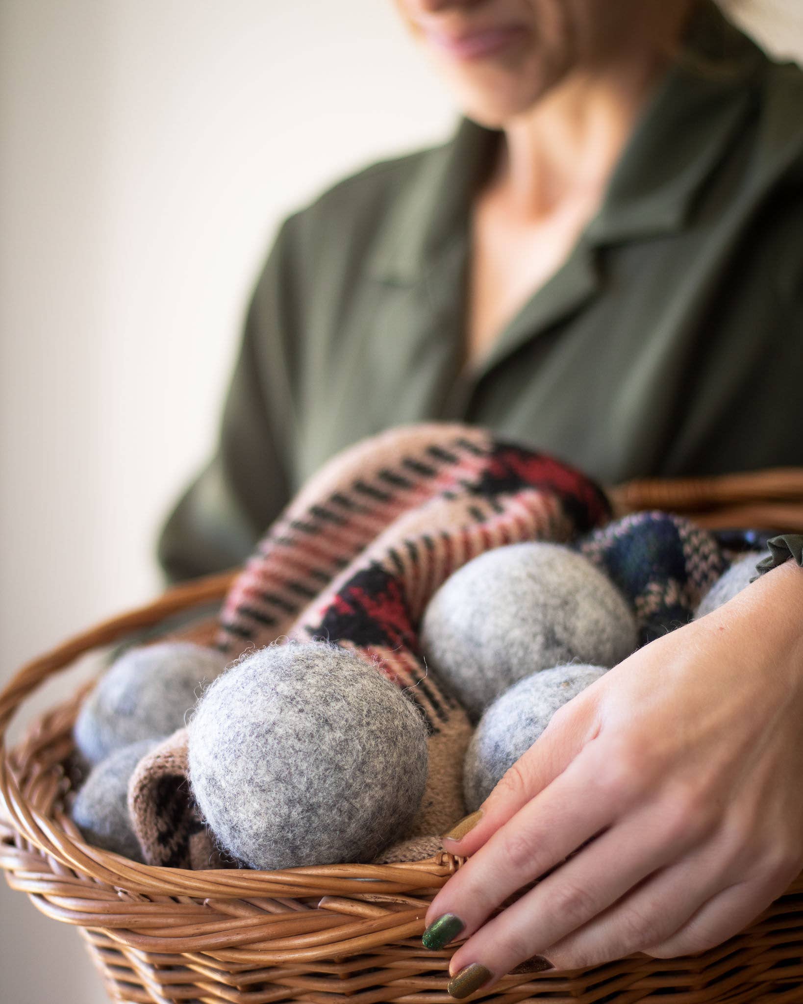 Cozy Grey Eco Wool Dryer Balls (GRAY)
