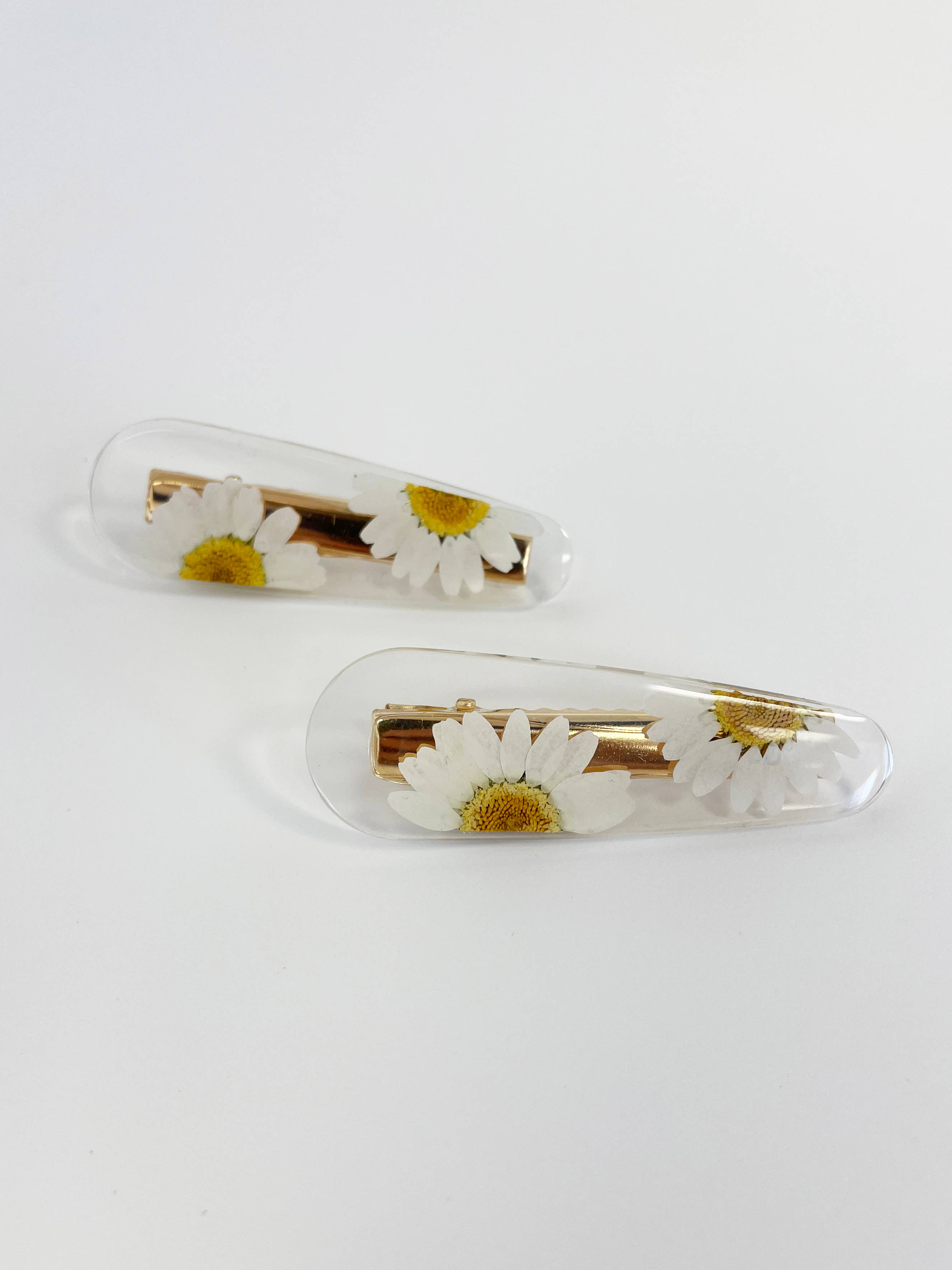 Flower Hair Clip - Real Pressed Flowers