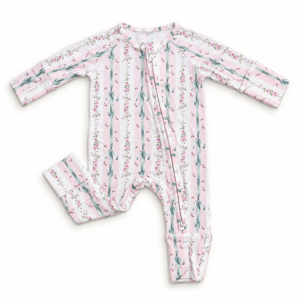 Ribbon Bamboo Pajama Jumper