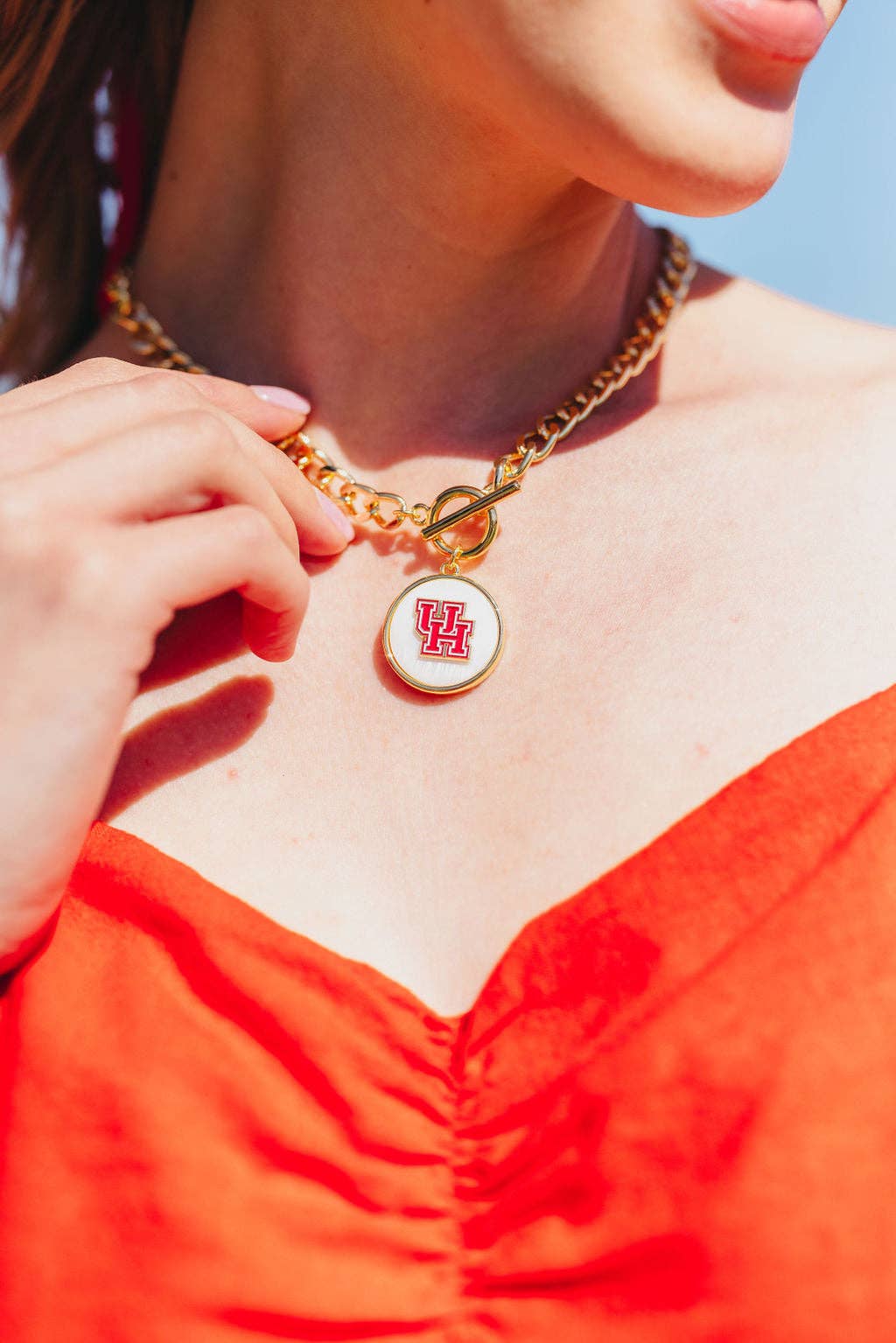 University of Houston Logo Necklace