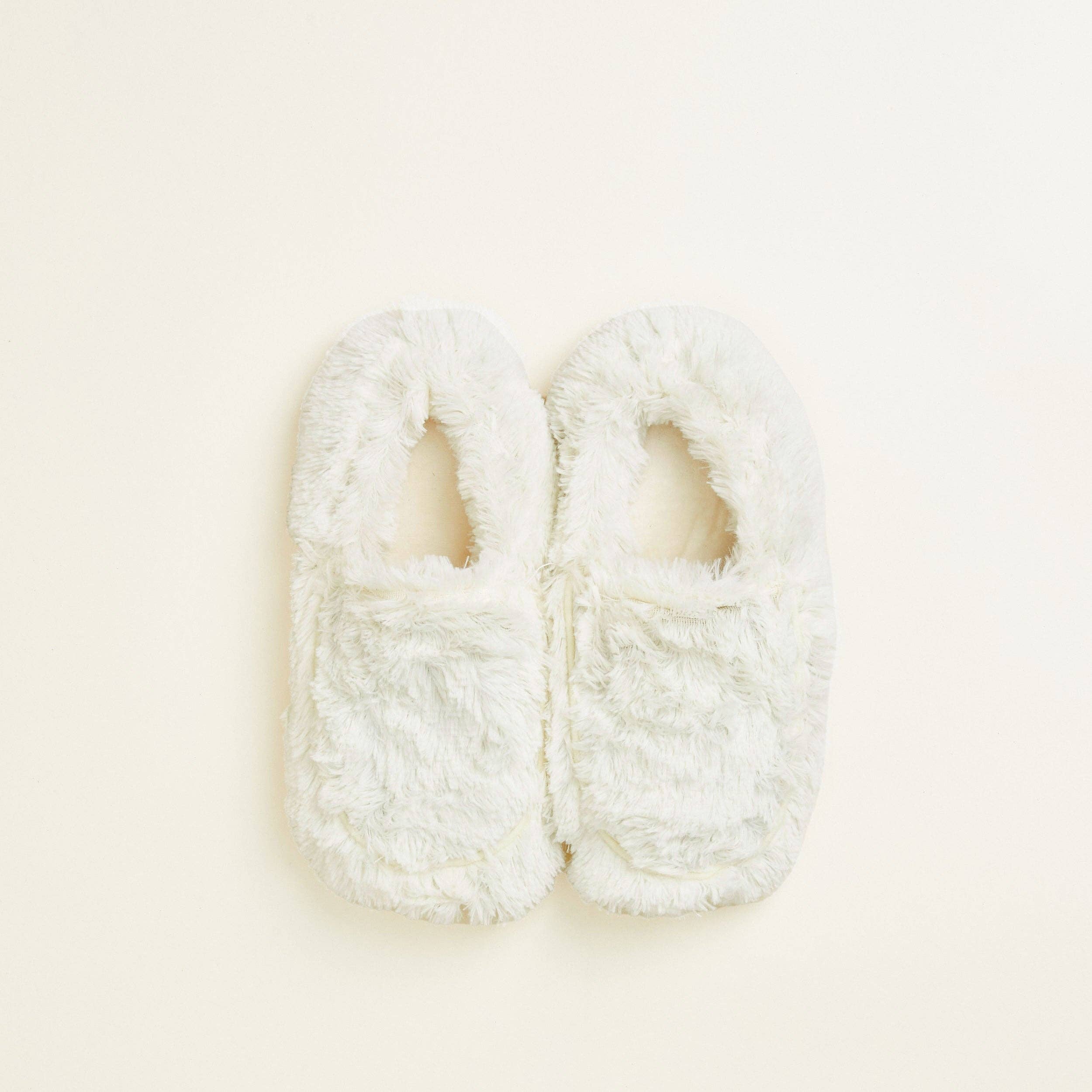 Cream Warmies Slippers