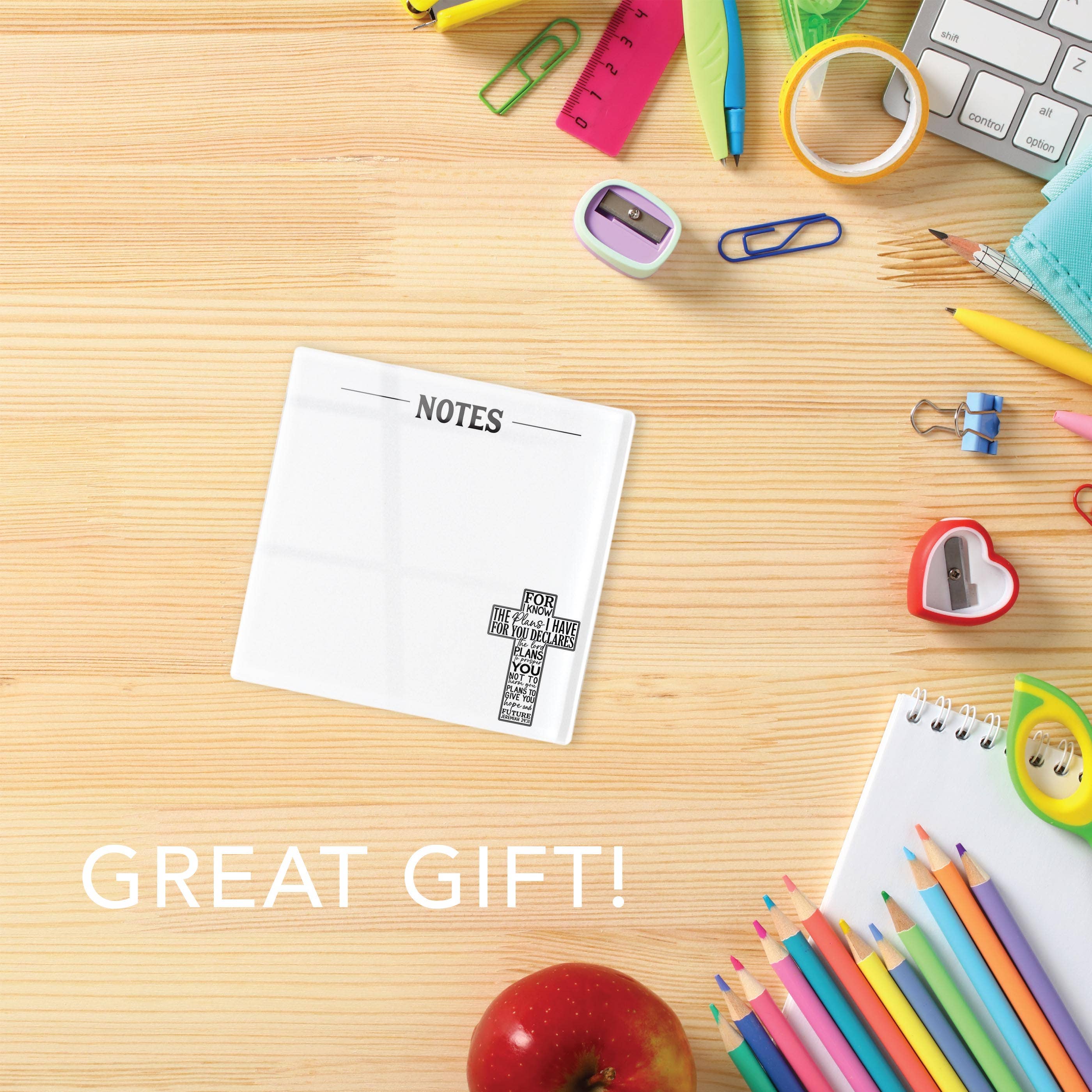 Graduation Gifts, 4x4 Dry Erase Desk Tile with Marker