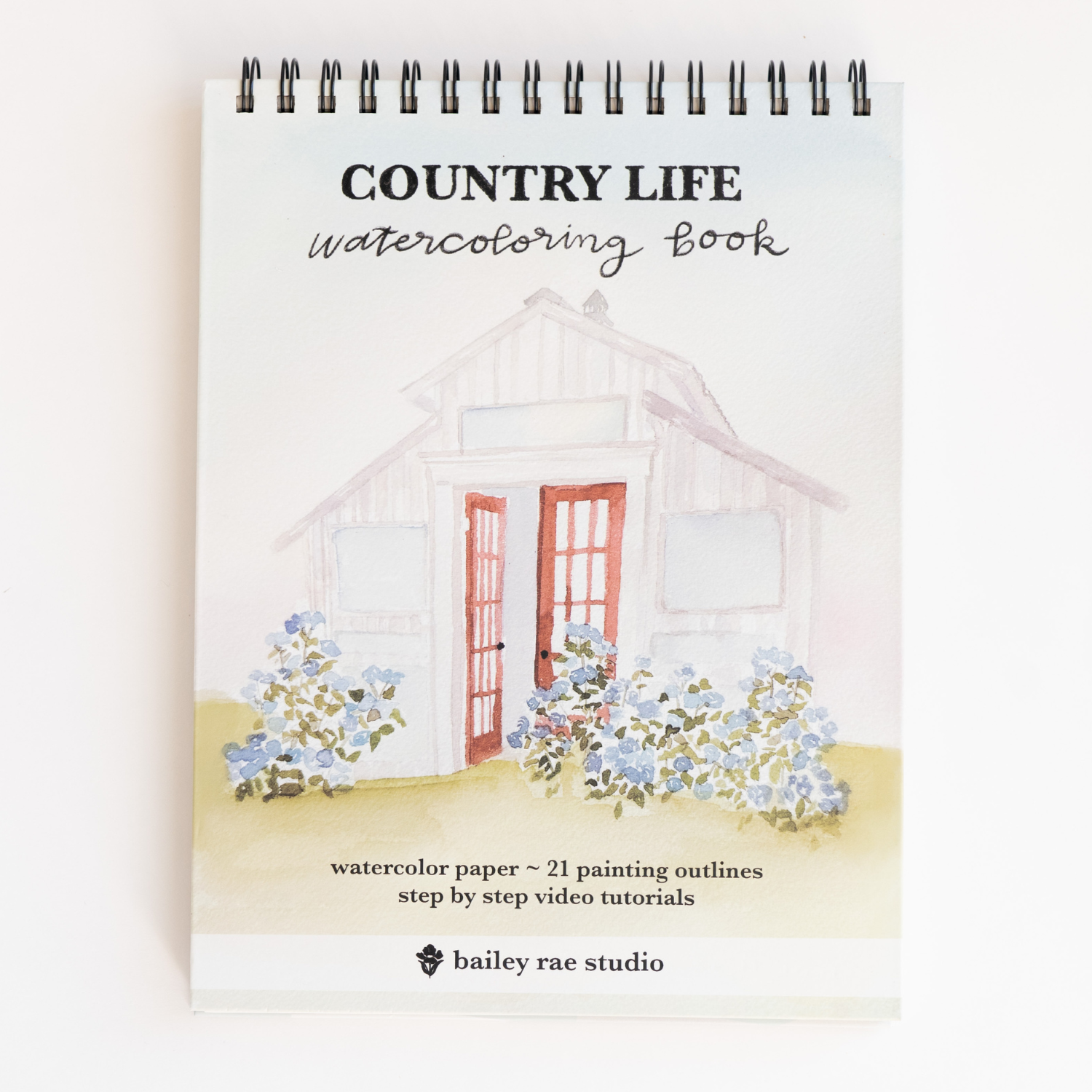 Country Life Watercoloring Book