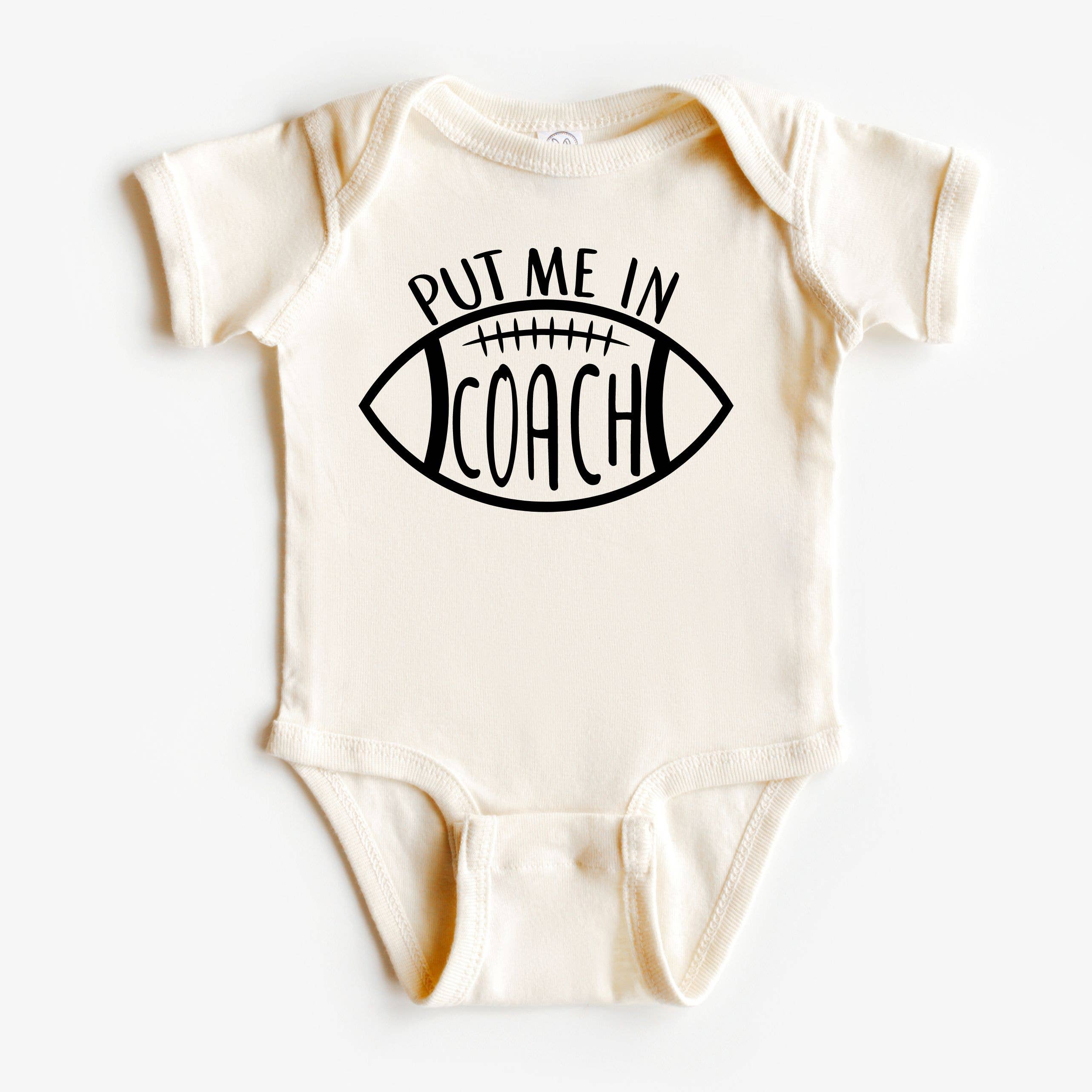 Put me in Coach Baby Bodysuit | Boys Fall Clothing |