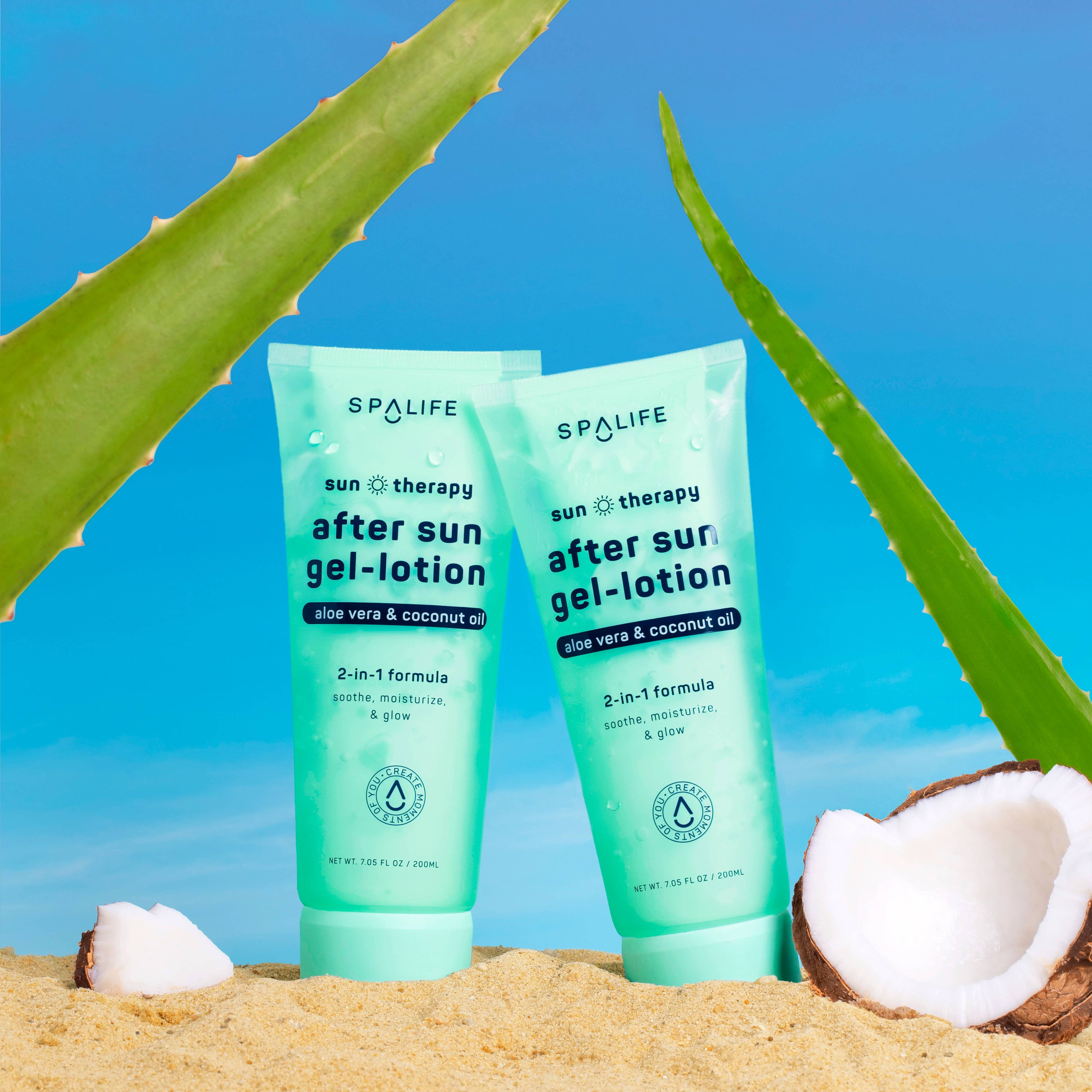 After Sun Gel-Lotion 2 in 1 Formula Aloe Vera & Coconut Oil