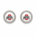 Ohio State Pearl Studs