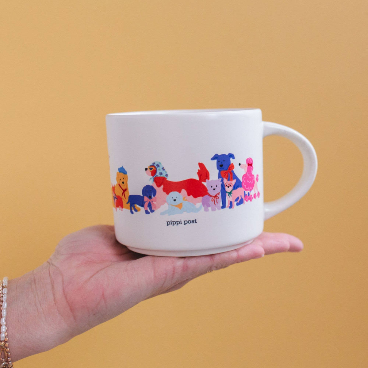 Dapper Dogs Large Ceramic Mug