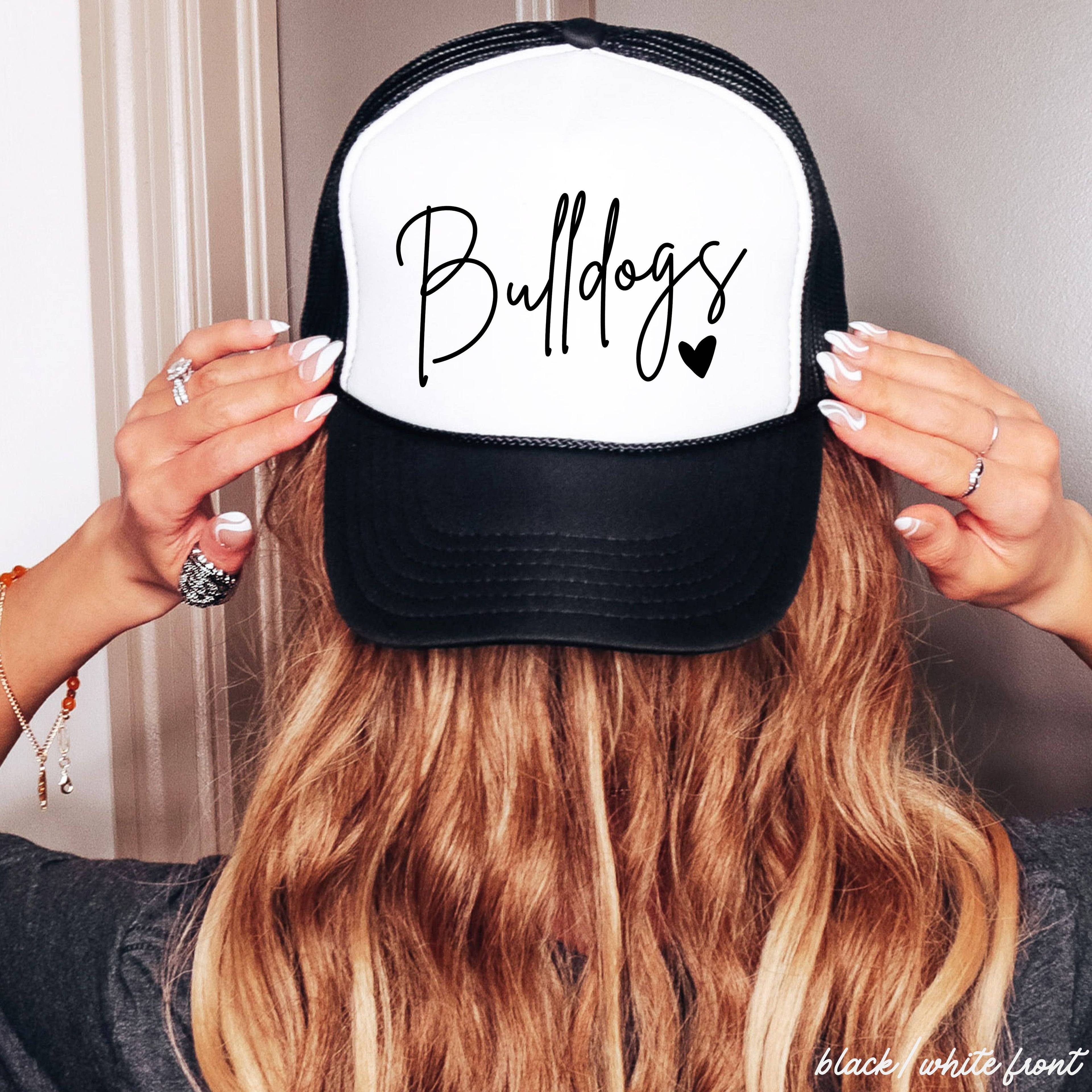Mascot Cursive Font Trucker Hat
