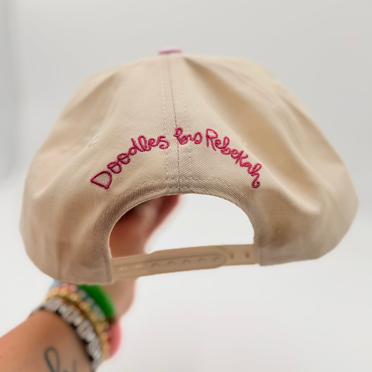 Better Not Pout Embroidered Hat With Decorative Bill
