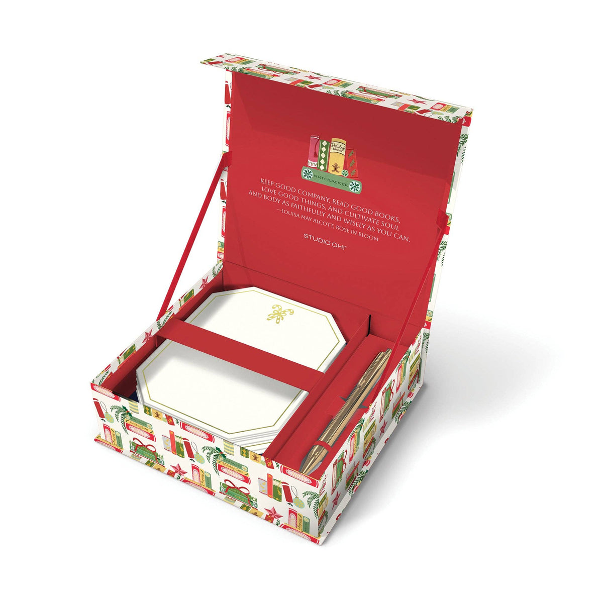 Bookish Christmas Luxury Stationery Set