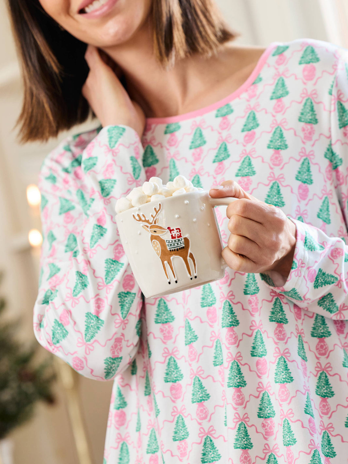 Sculpted Mug | Winter Whimsy Reindeer