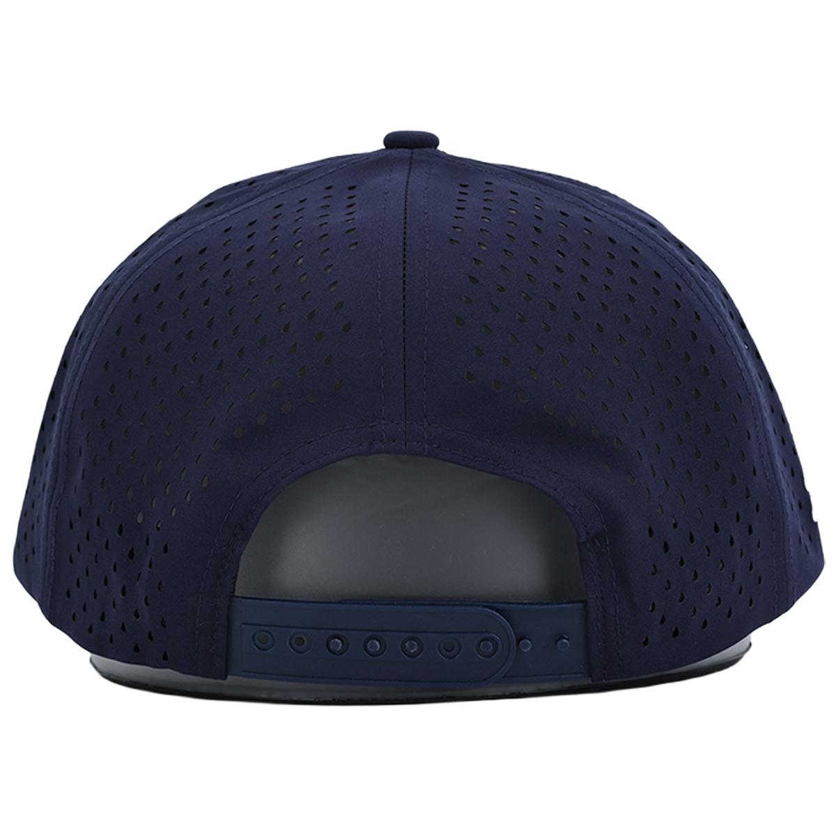 American Flag Rope Flat Bill Hat (Navy)