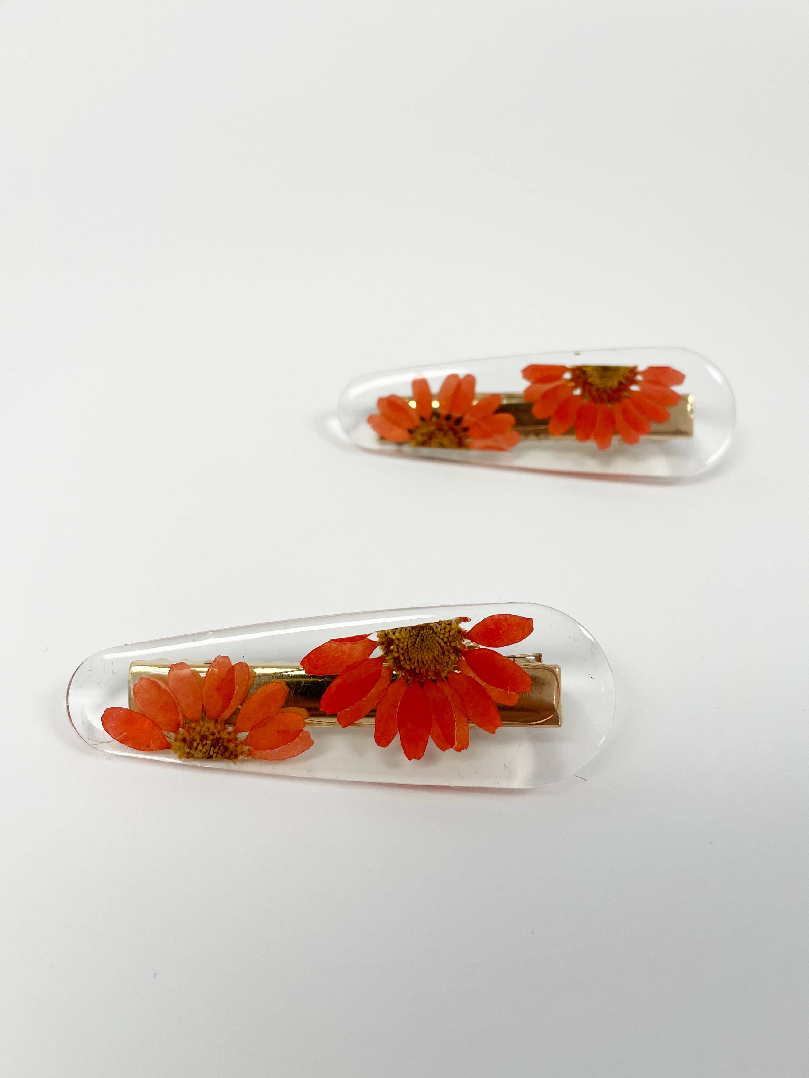 Flower Hair Clip - Real Pressed Flowers