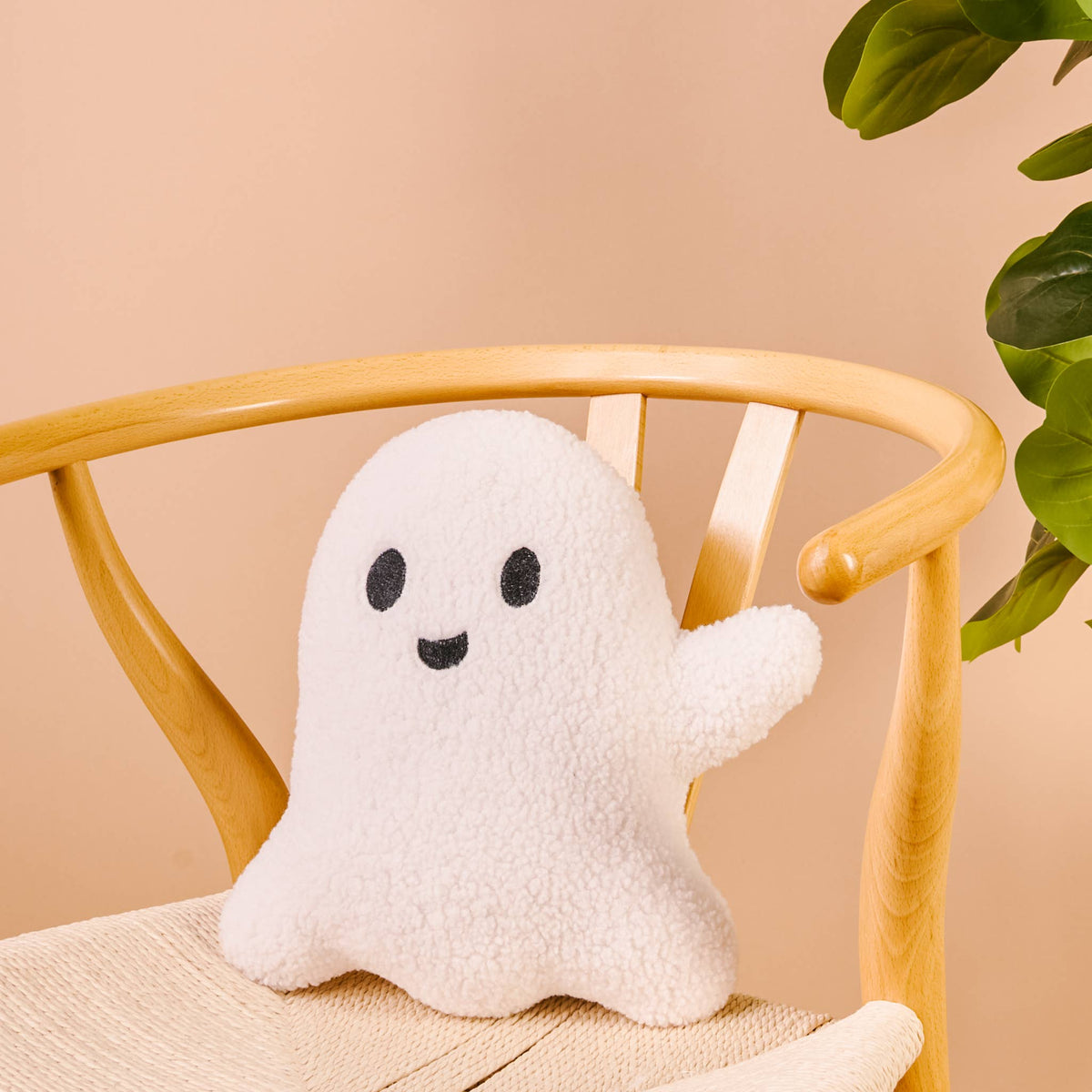 Throw Pillow-Ghost