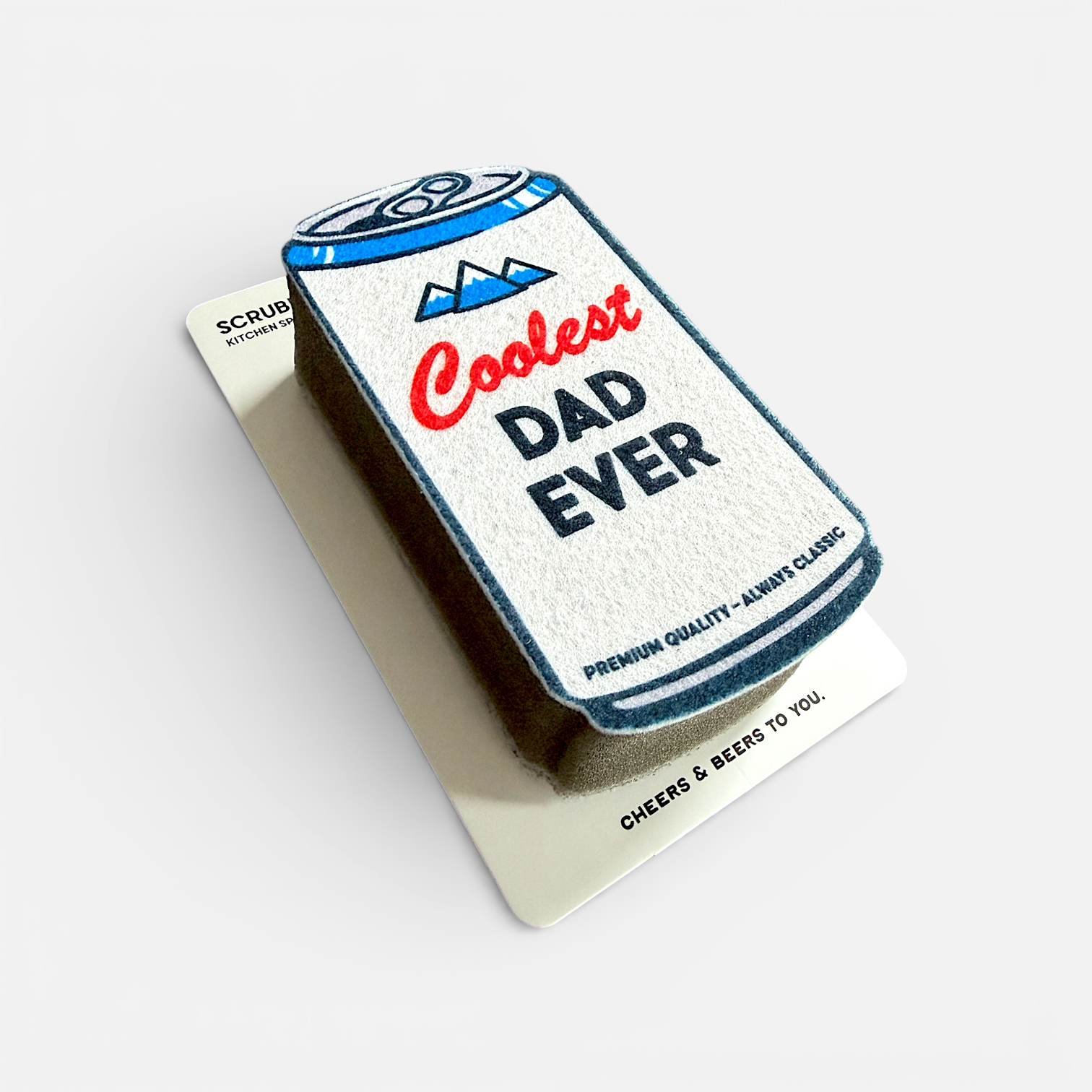 Beer Scrubbly Sponge - Coolest Dad