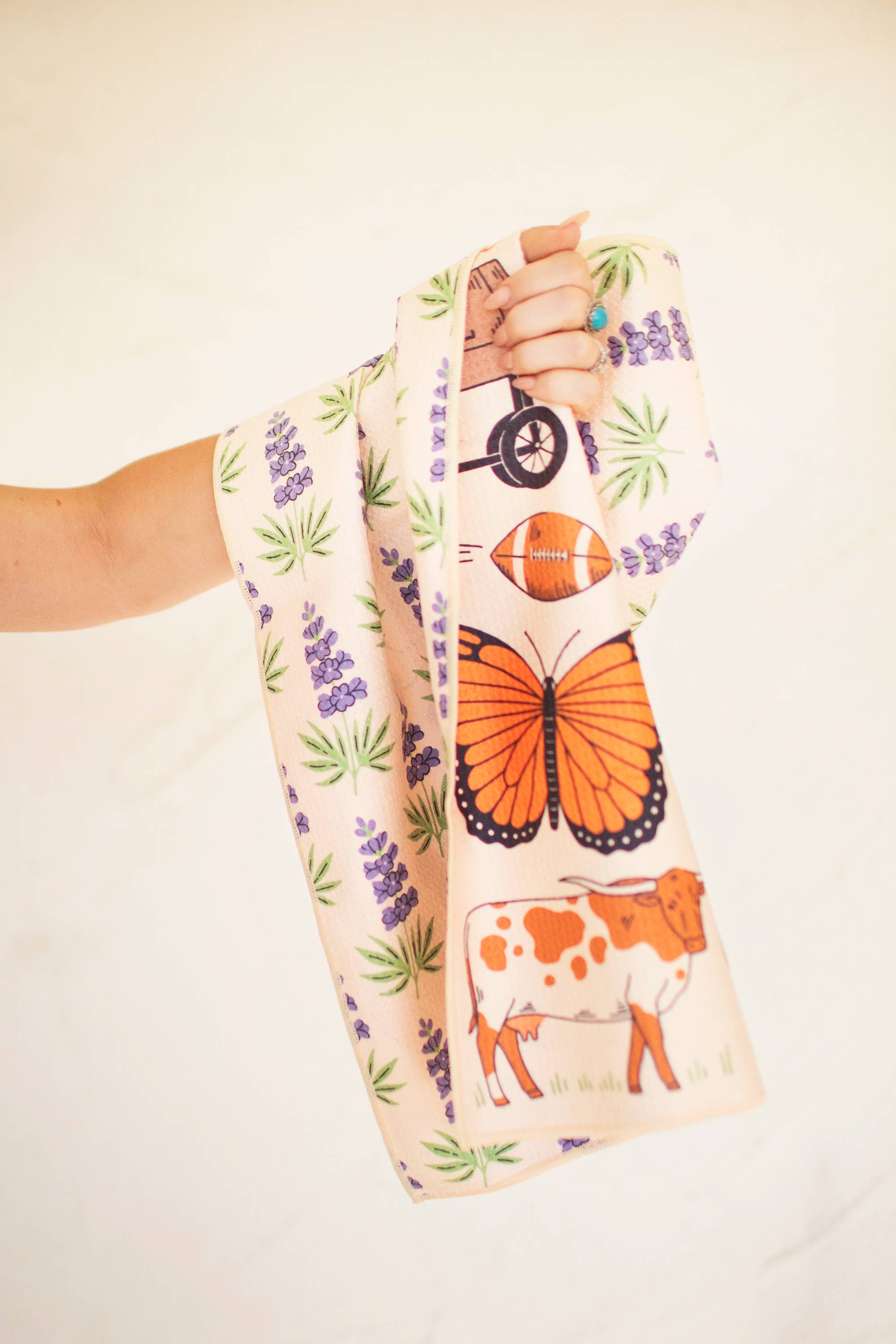 Kitchen Tea Towel Quick Dry | Texas