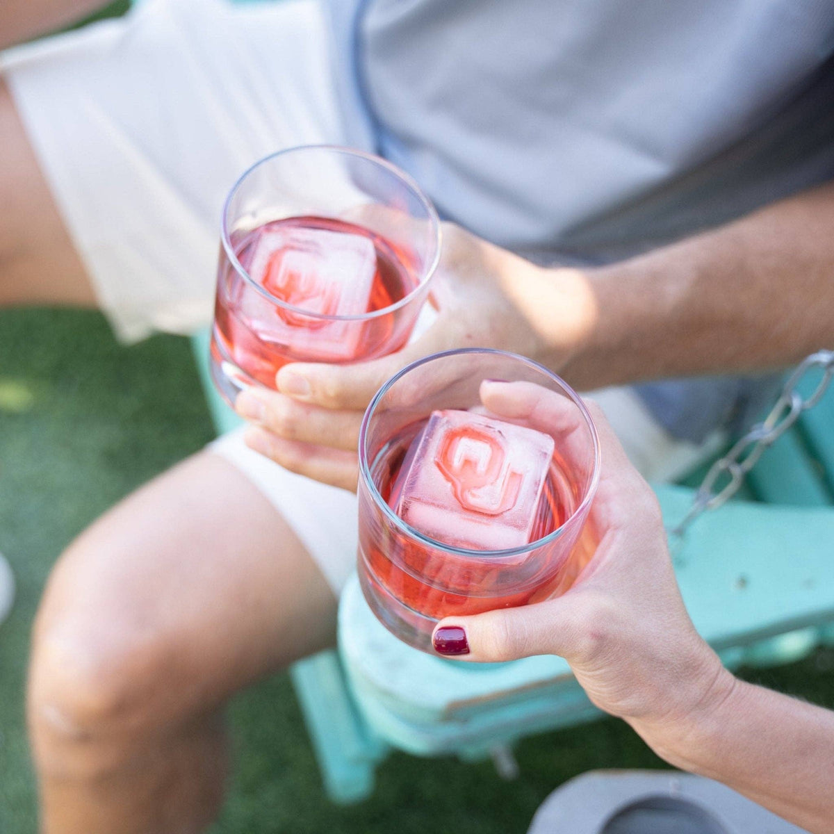 University of Oklahoma Custom Cocktail Ice Tray - Bundle