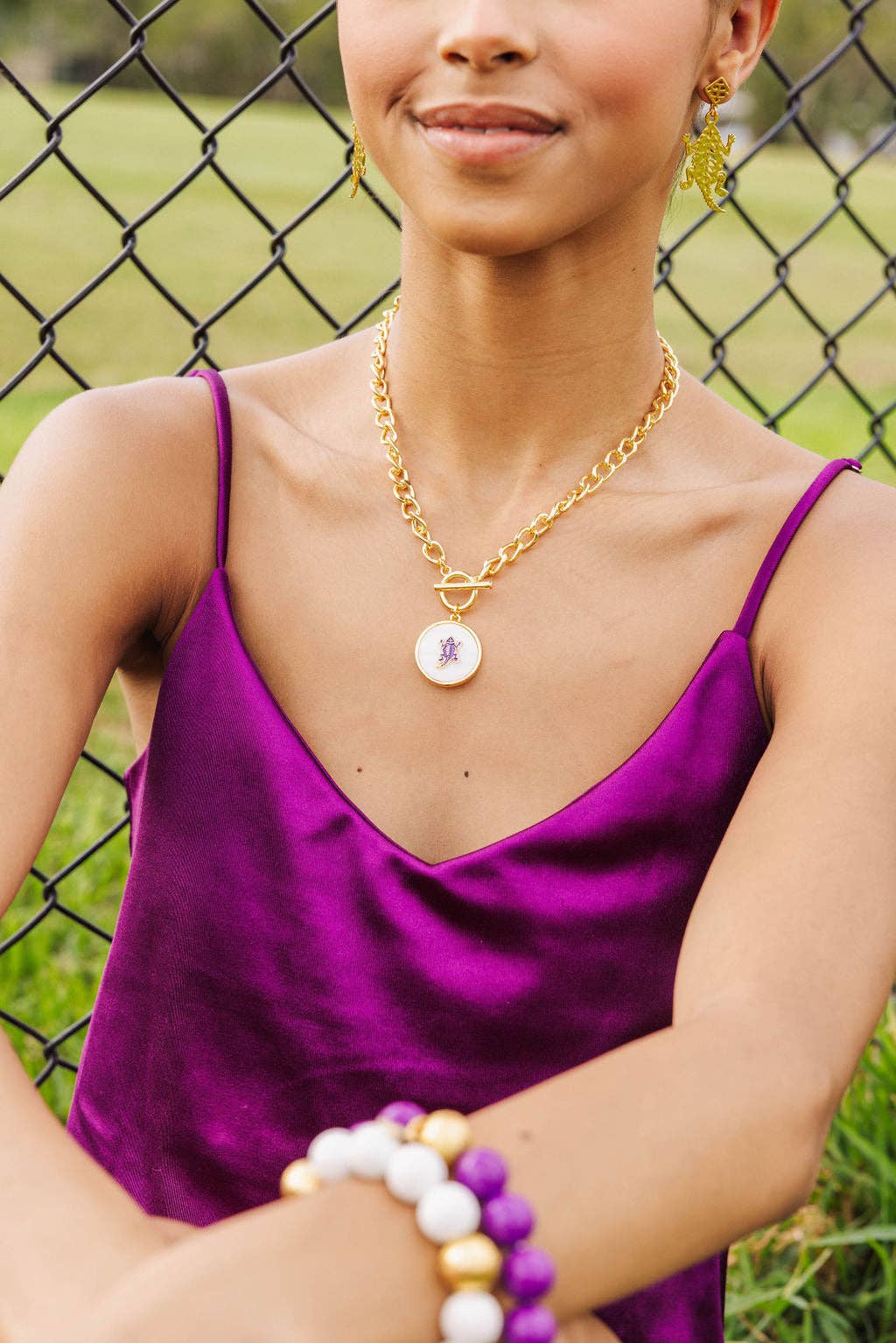 TCU Logo Necklace