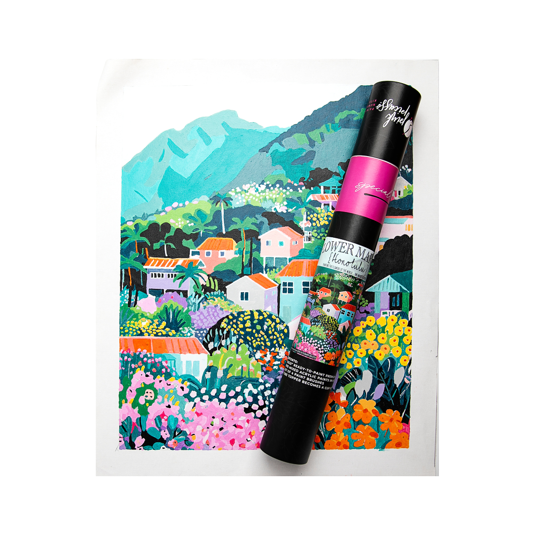 Flower Market: Honolulu Paint by Number