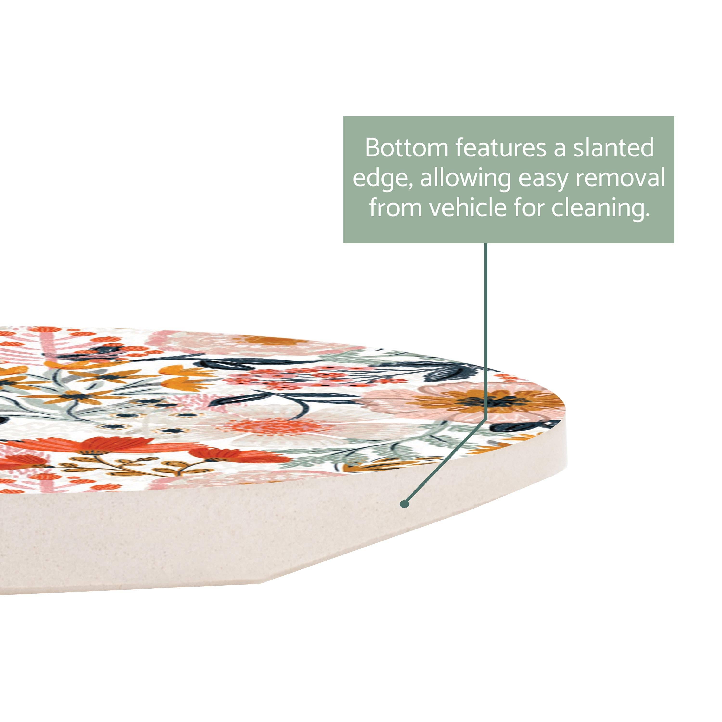 Car Coaster-Pretty Things Floral Pattern