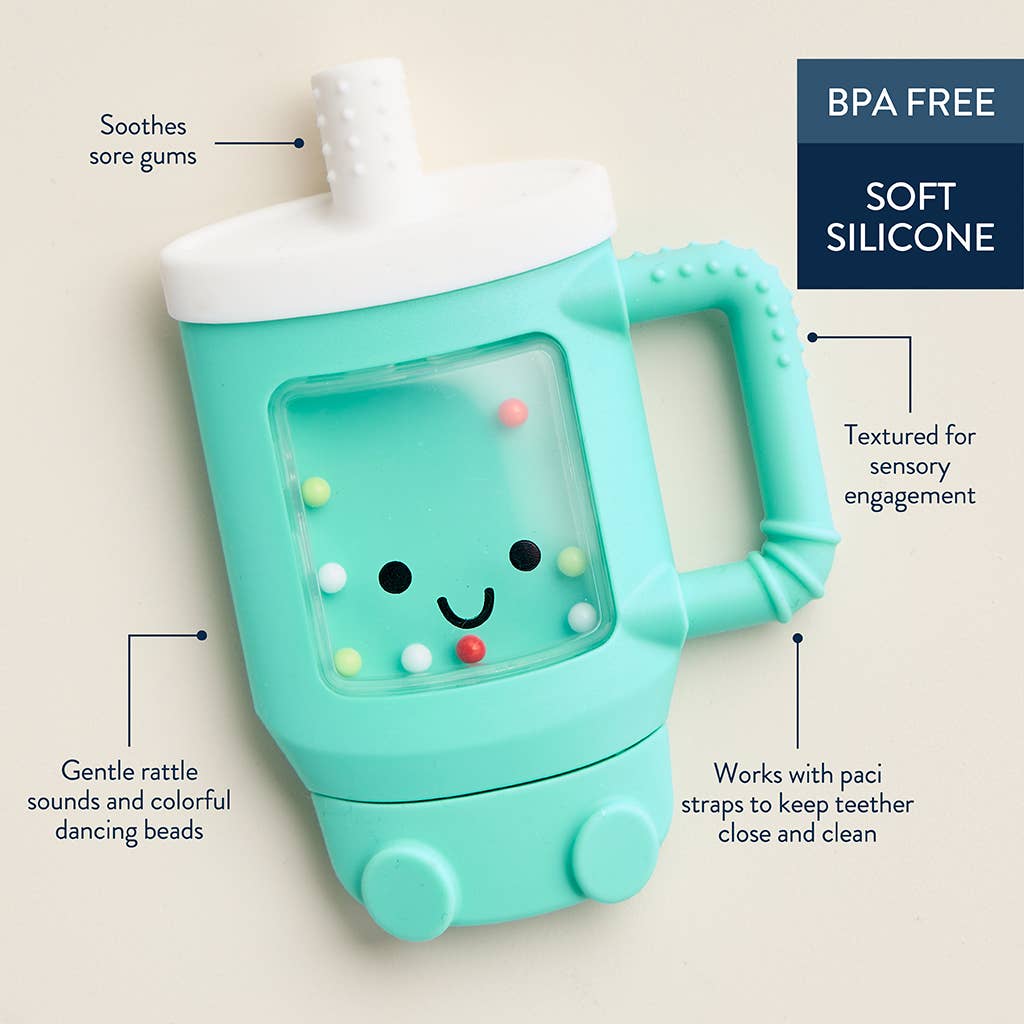 Bitzy Shake™ - Silicone Teether with Rattle