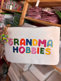 Needlepoint Bag Grandma Hobbies Stripe Cross stitch project