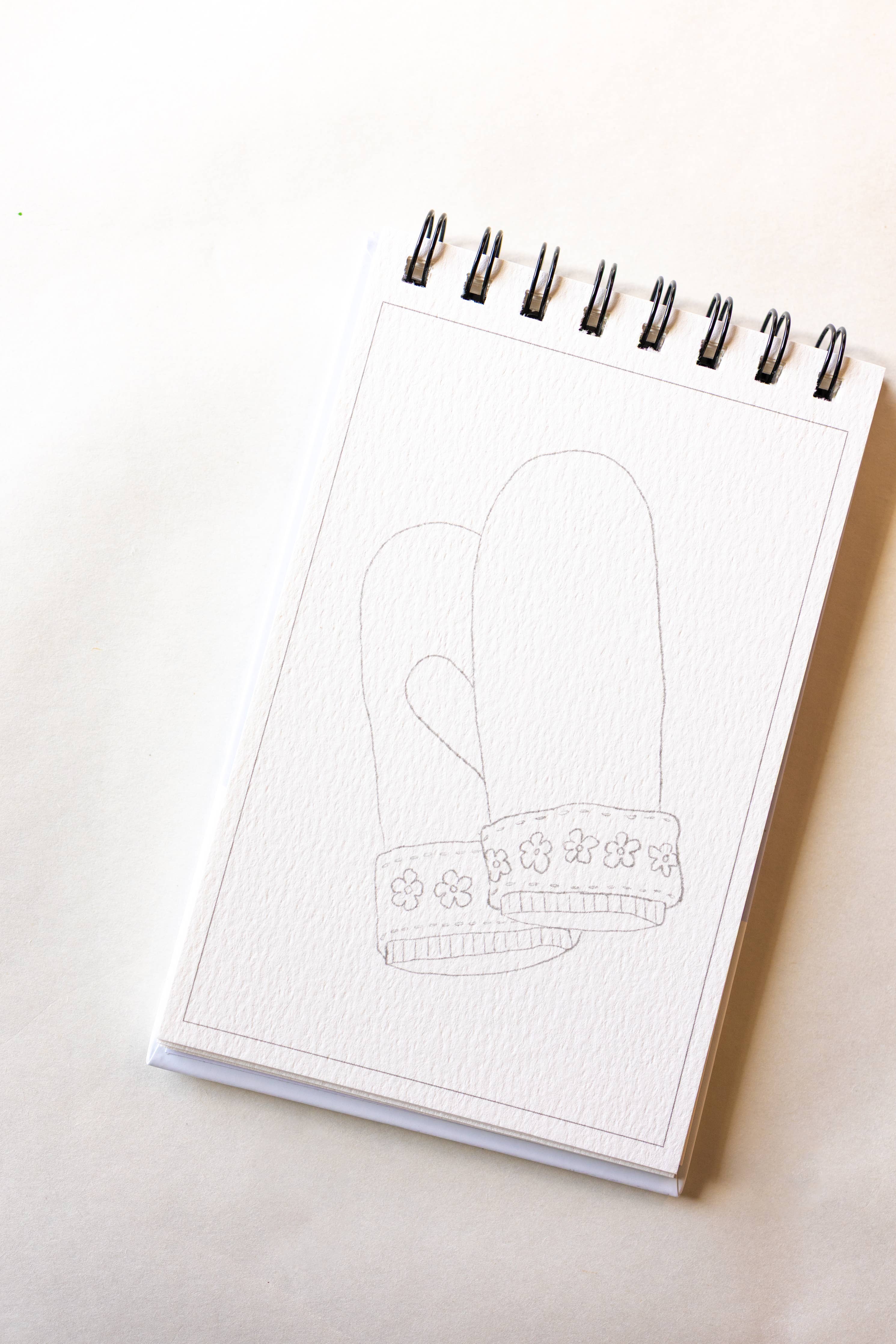 A little bit of winter - mini watercoloring book
