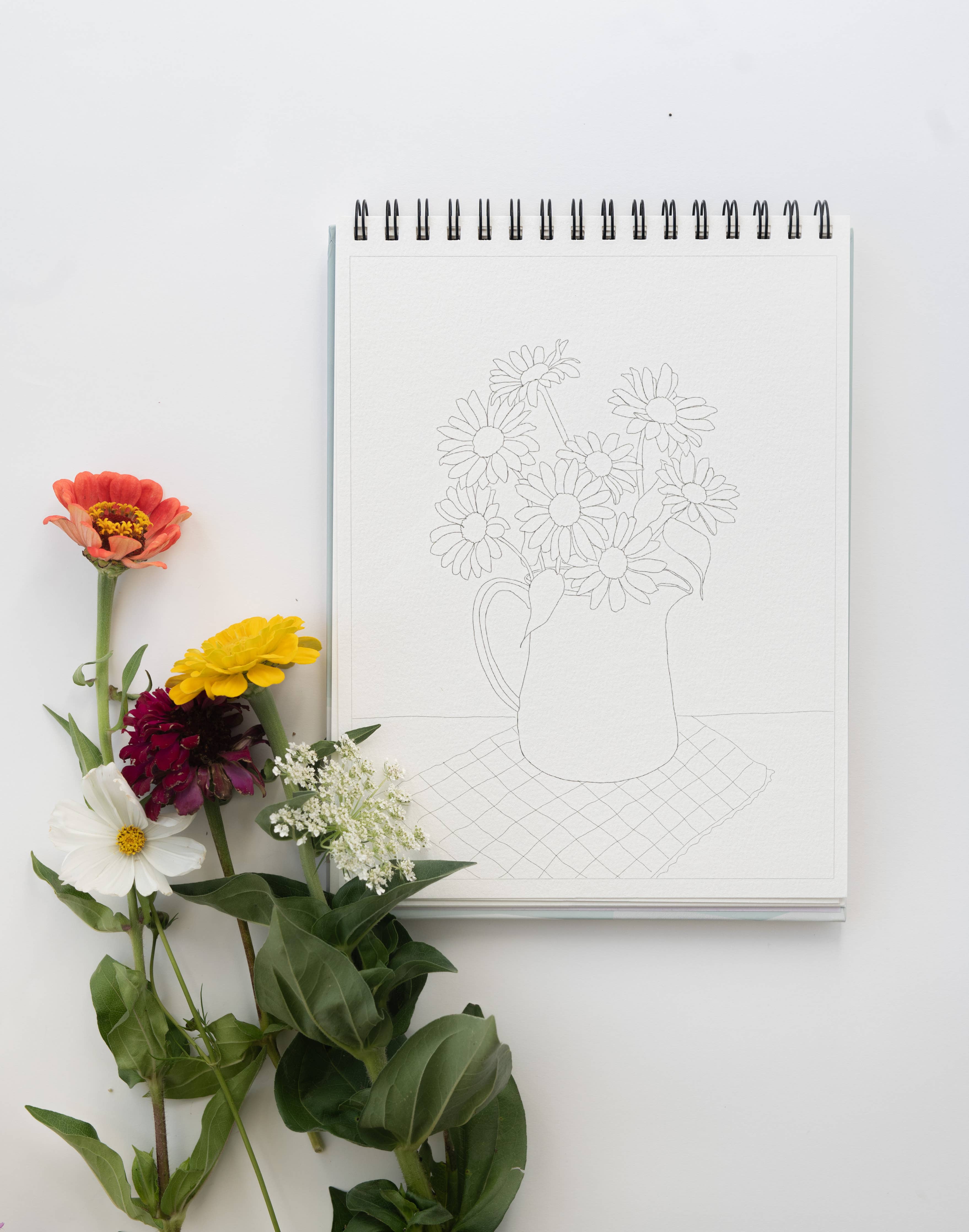 Country Life Watercoloring Book