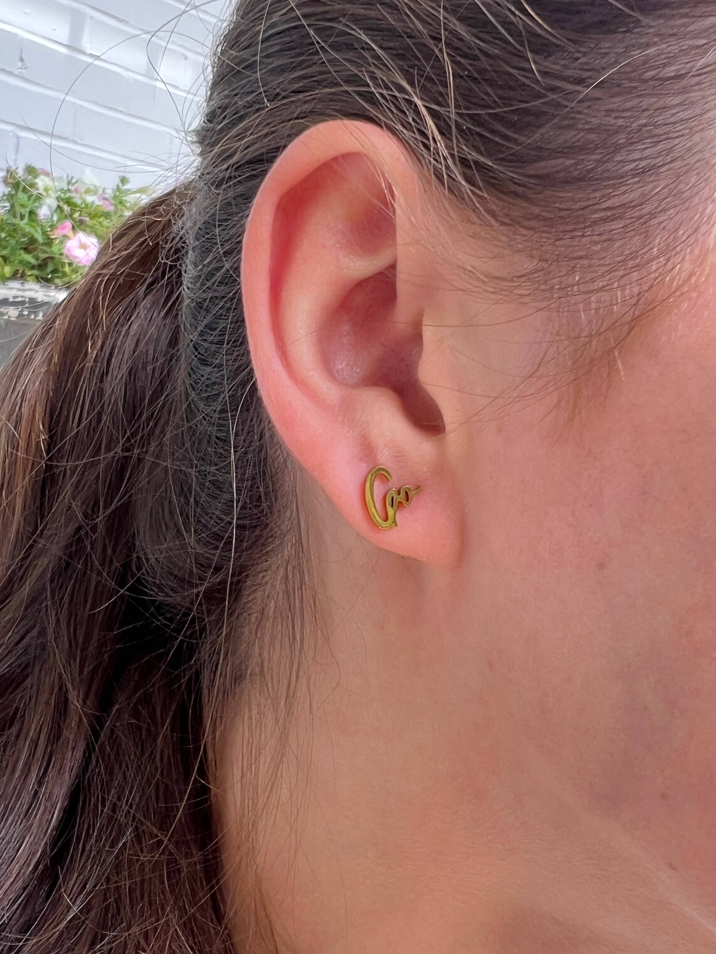 Go Tigers Cute Game Day Stud Earrings