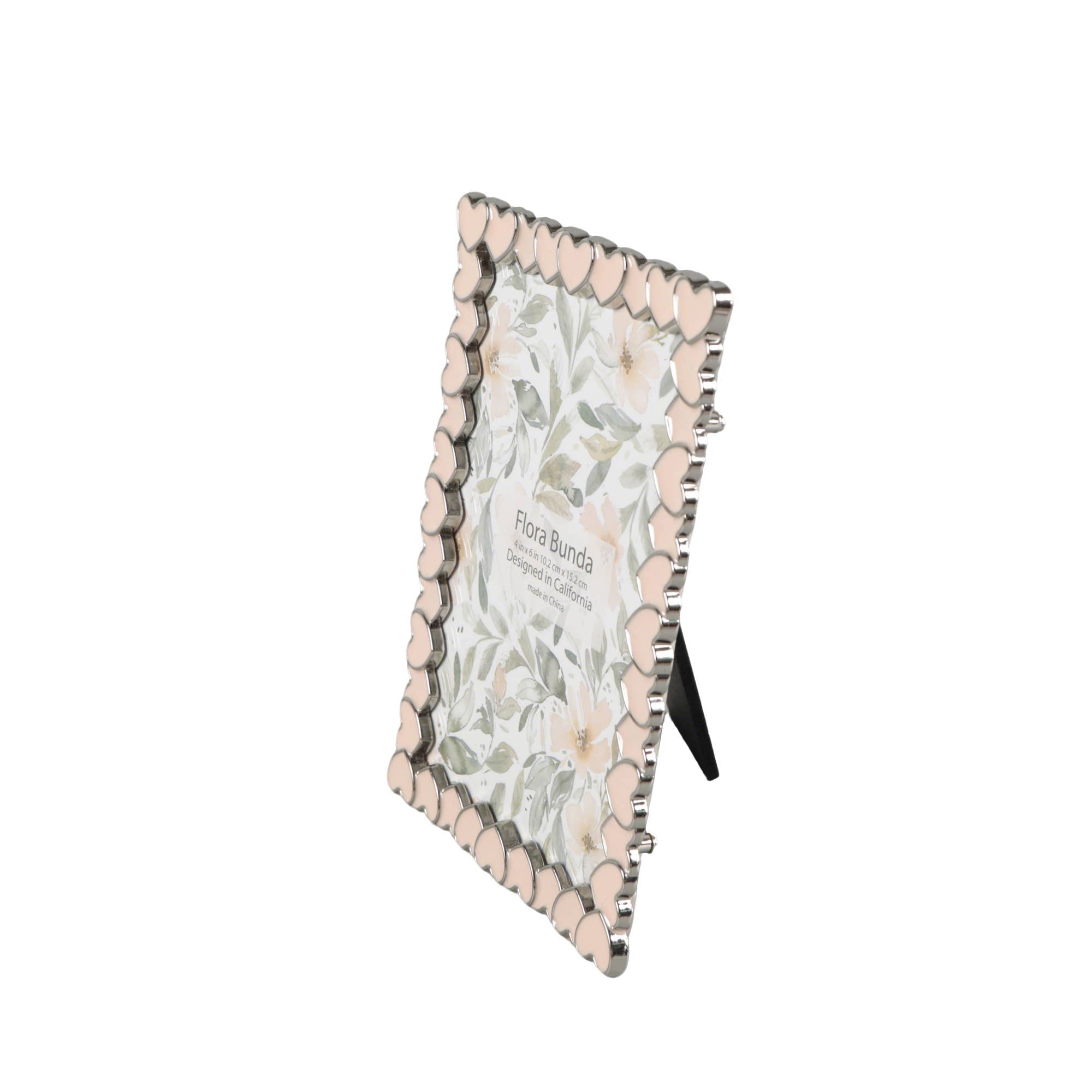 4x6 Heart Zinc Alloy Frame